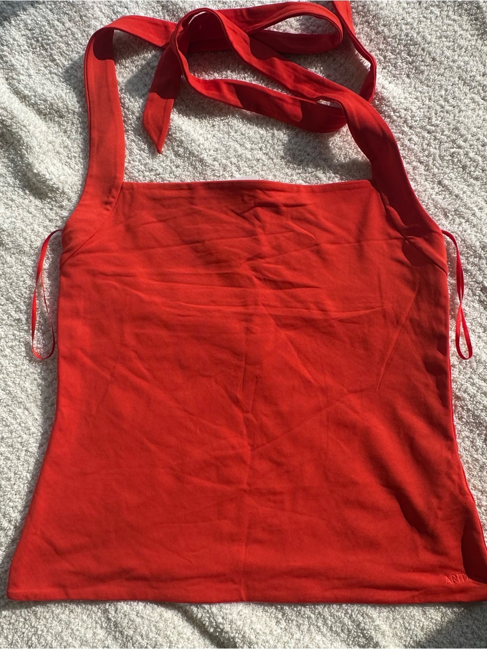 Aritzia Poppy Red Tie Tank